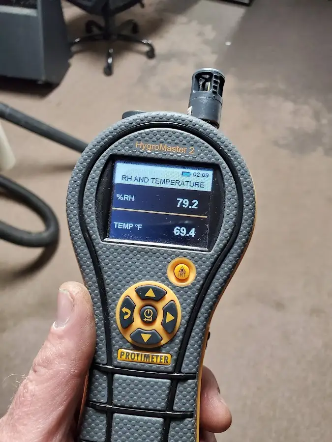 Moisture meter humidity assessment for Mold Remediation & Removal in South Brunswick